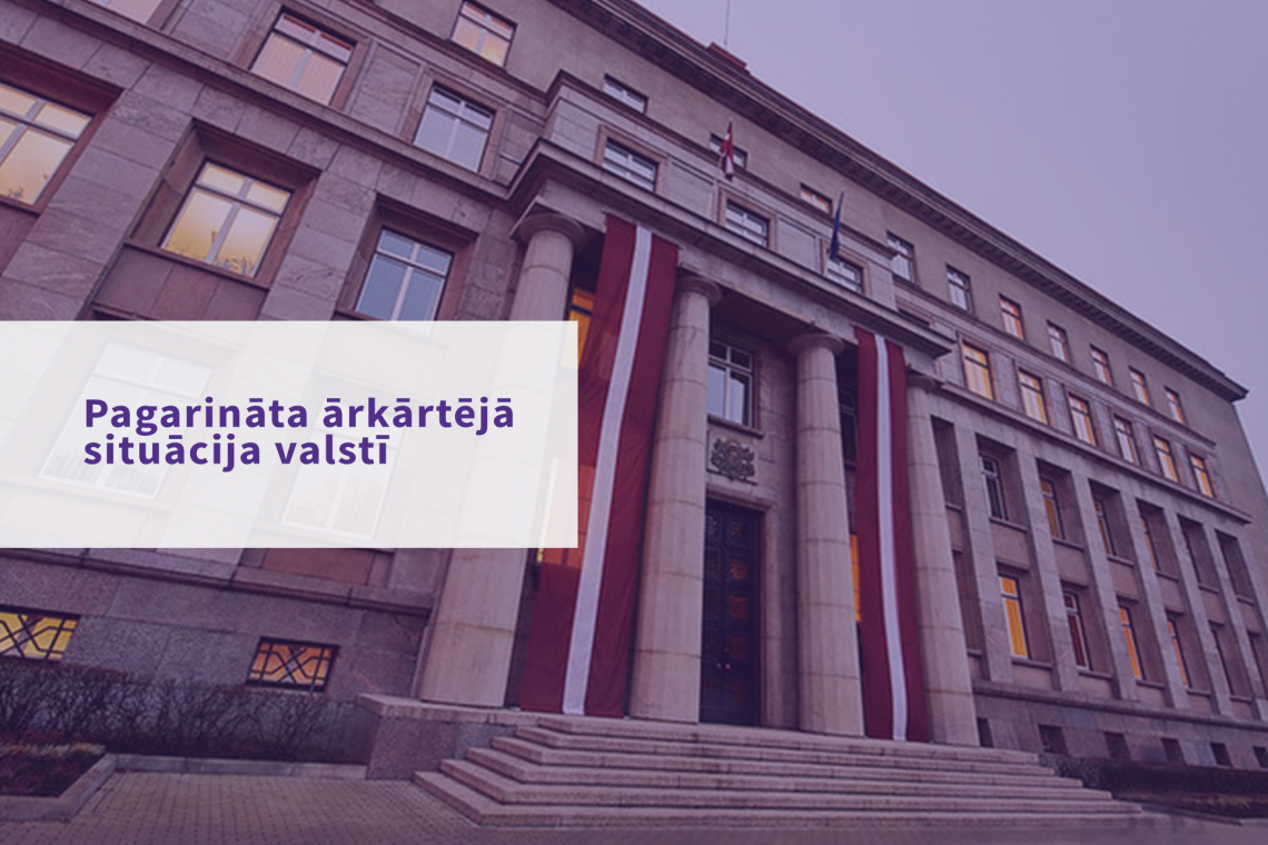 Pagarināta ārkārtējā situācija. Brīvdienās aizliedz alkohola tirdzniecību.