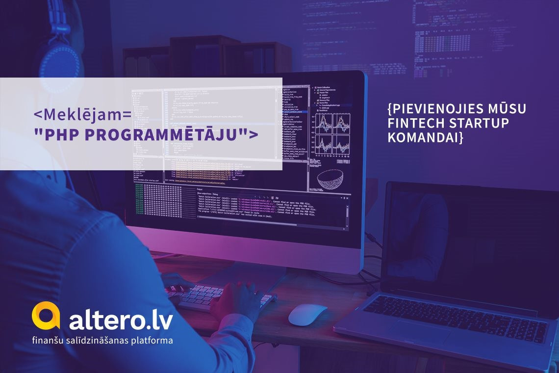 Pieteikšanās slēgta. Vakance - PHP programmētājs/-a