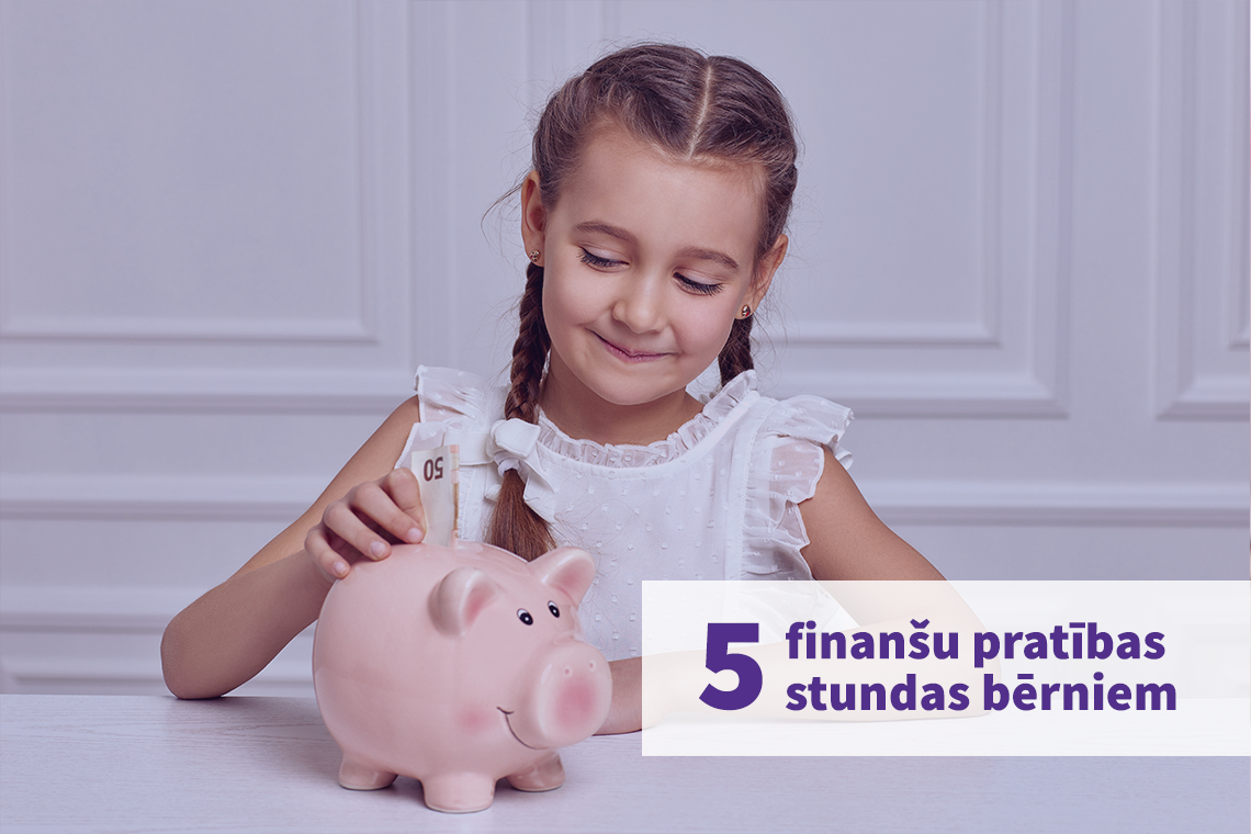 5 finanšu pratības stundas bērniem
