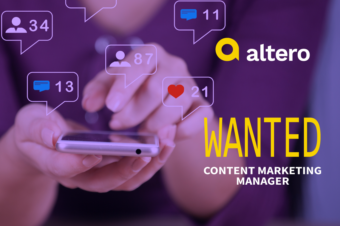 Filled. Wanted - Content marketing manager
