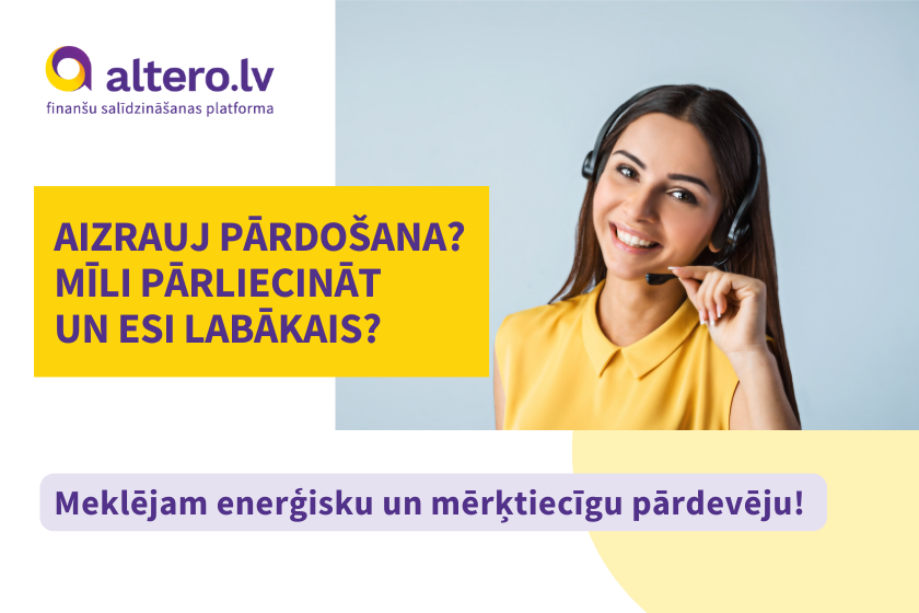 Vakance - Pārdošanas menedžeris/-e