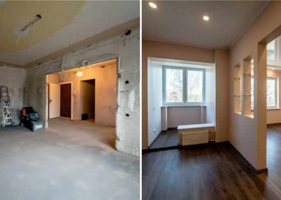Pirms un pēc: kā lietderīgi izmantot dzīvokļa lodžiju un īstenot sapni par savu darba zonu