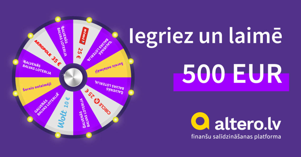 Iegriez un laimē - Altero laimes rats!