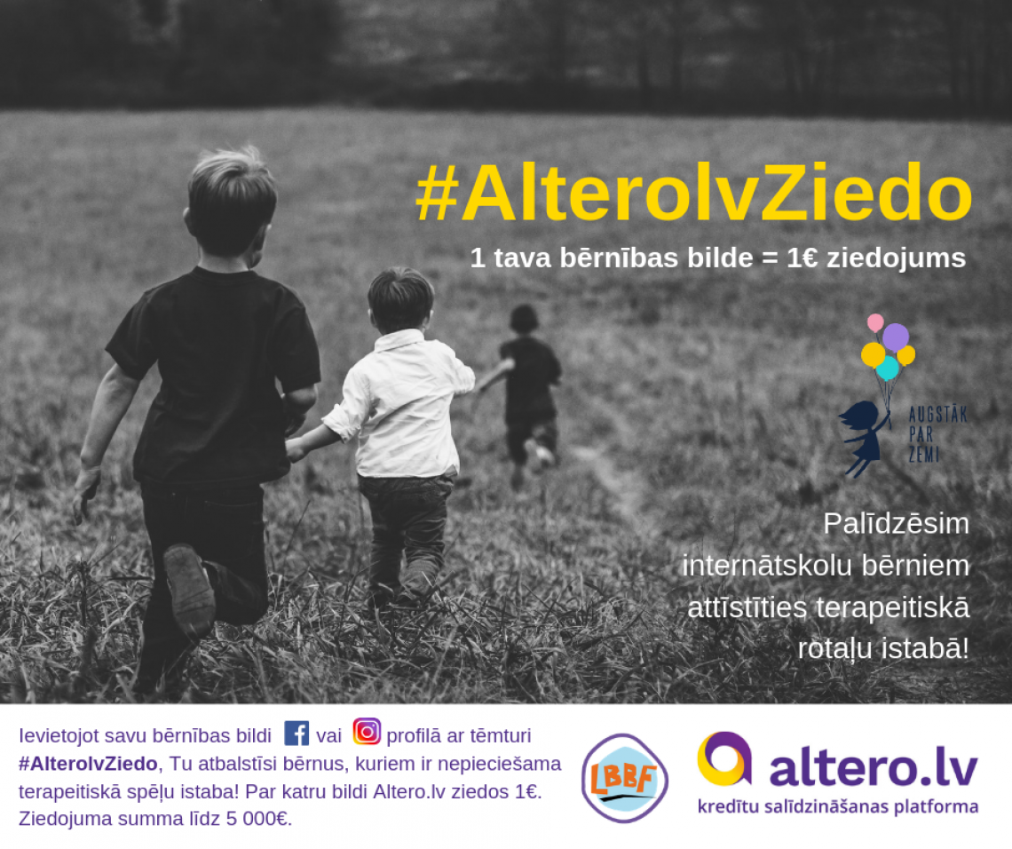 Altero ziedo! Bērnu terapeitiskai istabai.